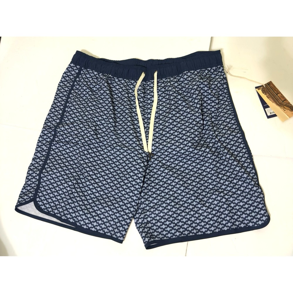 Fair Harbor XXXL 3XL Mastos Anchor Trunks Lined Swim Mist Seaview Geometric New